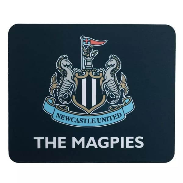 Newcastle United FC The Magpies Computer Mouse Pad Black/White One Size