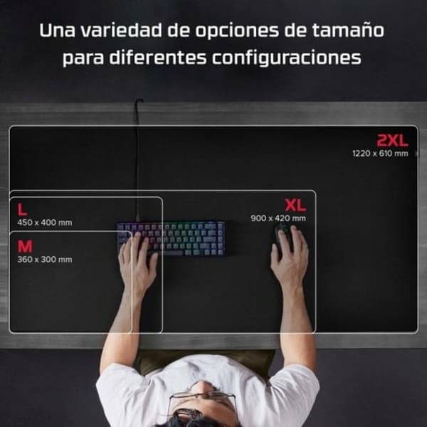 Musmatta HyperX Svart