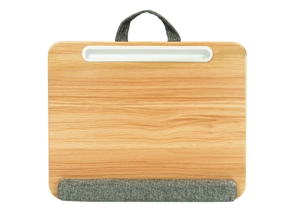 Techly ICA-TBL 102, kannettavan tietokoneen jalusta, harmaa, puu, MDF, 410 mm, 335 mm, 70 mm