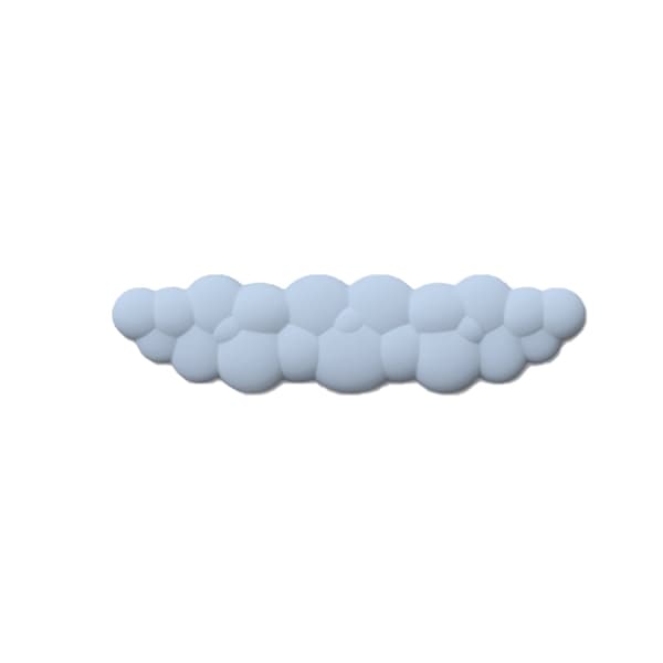 INF Sky Blue Mouse Pad Set - 3 Piece Ergonomic Desk Set