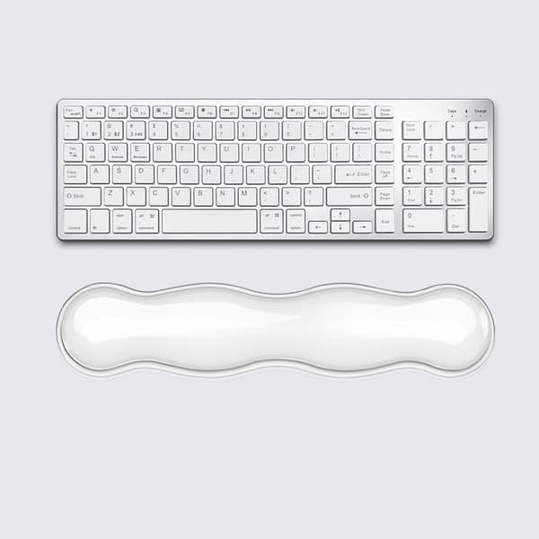 INF Ergonomisk silikone musemåtte med håndledsstøtte til tastatur