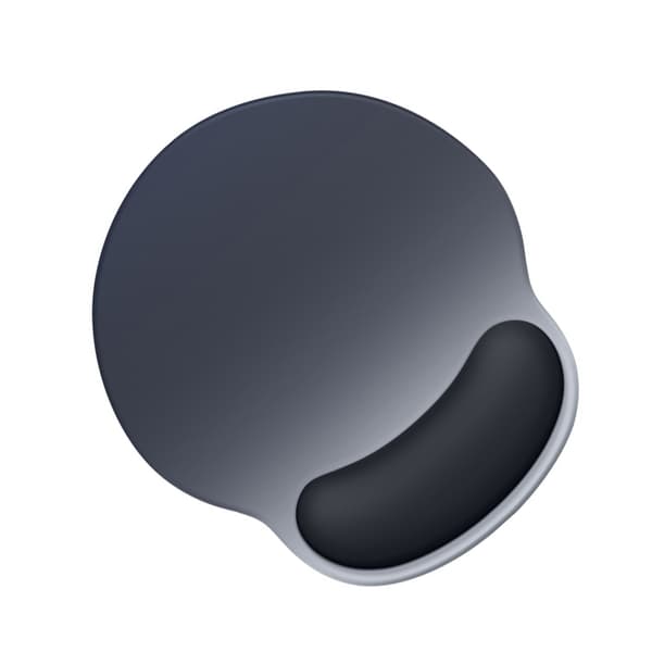 INF Ergonomisk musmatta med handledsstöd - Blå-svart gradient
