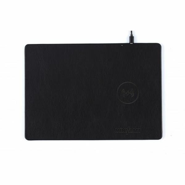 Liten matta med trådlös laddare Qi MiniBatt MB-PAD Svart Svart