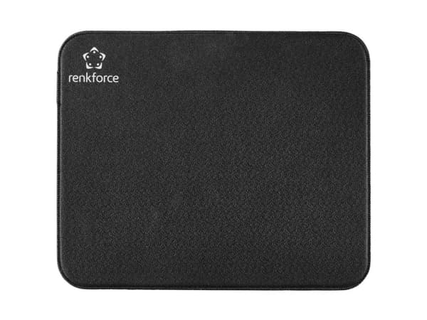 Renkforce RF-5873142, Svart, Monokromatiskt, Polyester, Halksäkert underlag