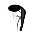 Miniatyrbillede 8 af 9: AQIRYS GRUIS Medium 450x400 hvid mat