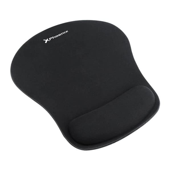 Phoenix phmousepadwrist musmatta musmatta med speciell mjuk halkfri silikon för kontor svart