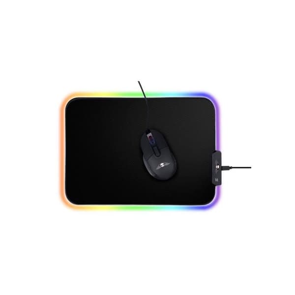 Musmatta - No Fear - RGB Ljus - Färg Vit - LED-belysning - Gaming