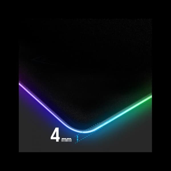 SPIRIT OF GAMER - Medium RGB-musmatta - Ljus LED-bakgrundsbelysning 10 lägen + RGB-färger - Komfortstruktur - Halkfri