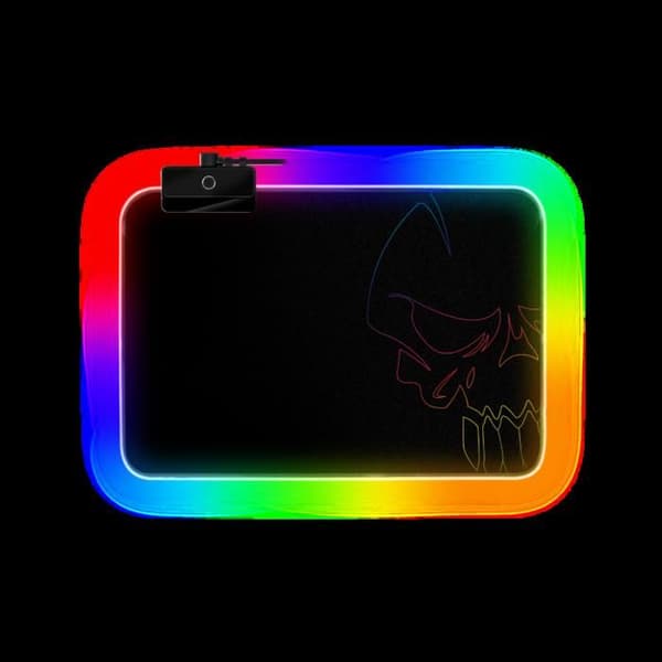 SPIRIT OF GAMER - Medium RGB-musmatta - Ljus LED-bakgrundsbelysning 10 lägen + RGB-färger - Komfortstruktur - Halkfri