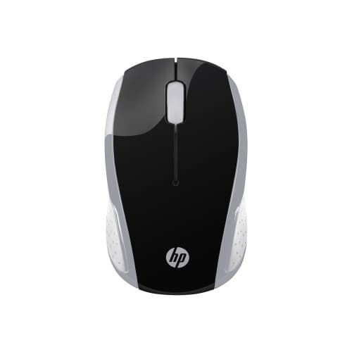 HP 200 - mus - 2.4 GHz - silver Svart, Silver
