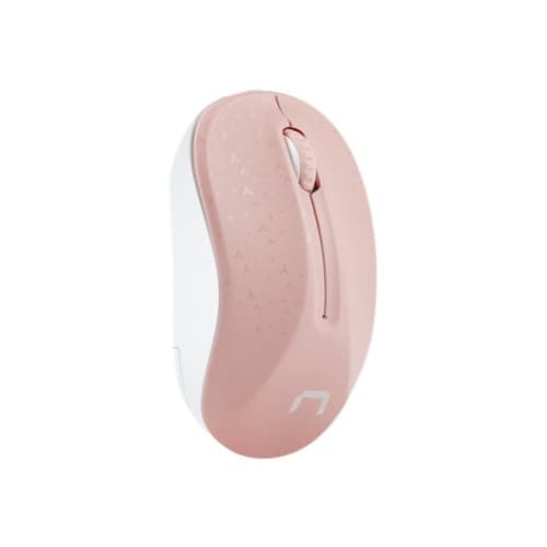 Natec Toucan - mus - 2.4 GHz - rosa, vit Rosa, Vit