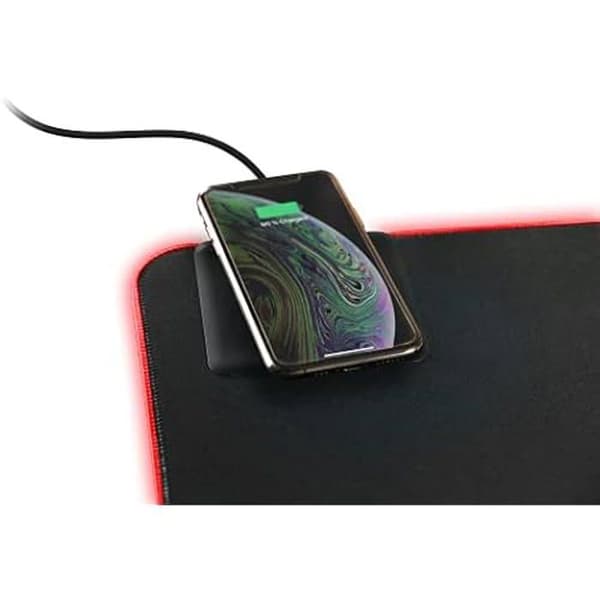 Musmatta - DELTACO GAMING - GAM-092 - Induktionsladdare - RGB - Svart