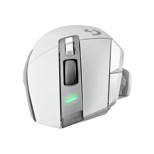 Logitech G G502 X PLUS - mus - 2.4 GHz - vit Vit