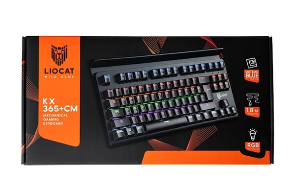 Liocat Gaming Tangentbord KX 365+ C Mekanisk qwerty outemu - Svart