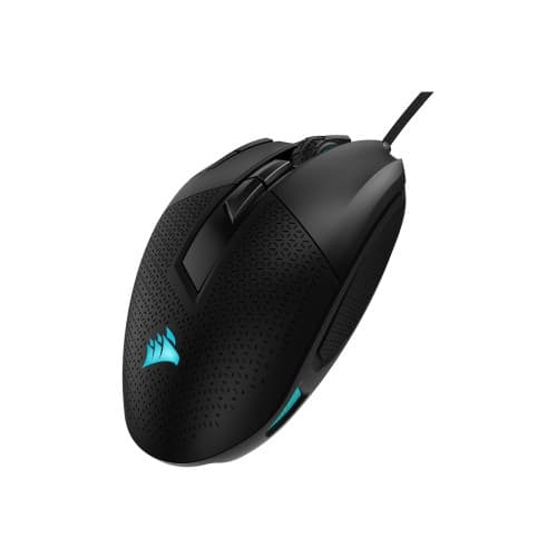 CORSAIR Gaming NIGHTSWORD RGB FPS/MOBA - mus - USB - svart Svart