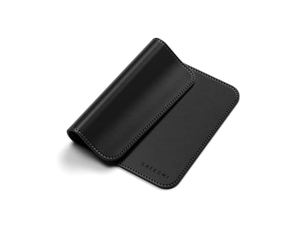 Satechi premium vegaaninahkainen hiirimatto (musta)