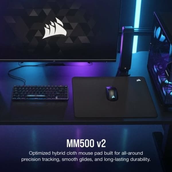 Musmatta Gaming Corsair MM500 v2 Svart 45 x 40 cm