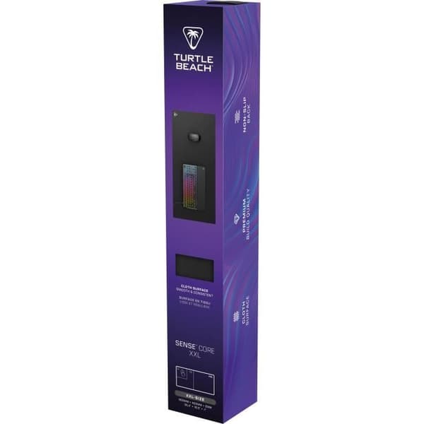 Gaming musmatta - Turtle Beach SenseCore XXL - Mikrovävd yta, balanserad, bekväm