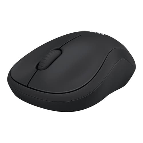 Logitech M220 Silent - mus - 2.4 GHz - träkol Kol