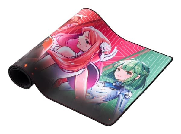 XPG Frontline XL Saga Series, Multicolour, Image, Microfibre, Rubber, Non-slip base, Gaming mouse pad