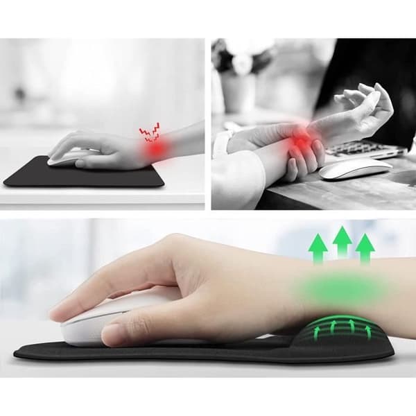 Ergonomisk Musmatta med Gel Handledsstöd Antiglid Phonillico®