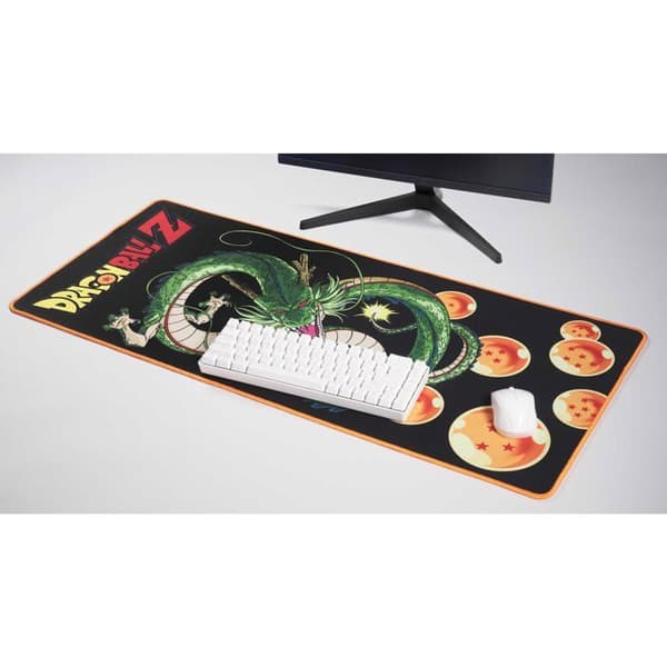 XXL Dragon Ball Skrivbordsmatta - SUBSONIC - Tillbehör för gamers - Vit - 90 cm x 40 cm - 3 mm skum