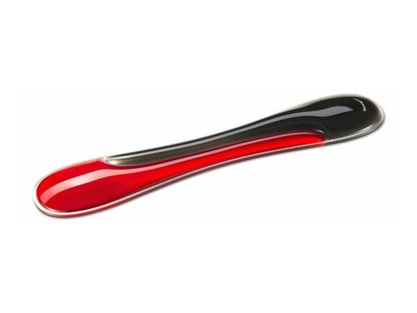 Kensington Duo Gel - Håndleddsstøtte for tastatur - smal - rød