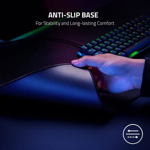 Musmatta - RAZER - STRIDER L - Hybrid mjuk/hård - Halkfri bas - Rullbar och bärbar