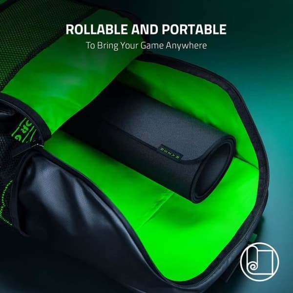 Musmatta - RAZER - STRIDER L - Hybrid mjuk/hård - Halkfri bas - Rullbar och bärbar