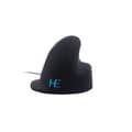 Miniatyrbild 4 av 4: R-GO HE MOUSE, ERGONOMISK DESIGN, VÄNSTERHANDIG VERTIKAL MUS, STOR