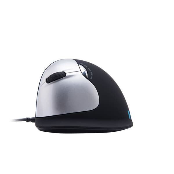 R-GO HE MOUSE, ERGONOMISK DESIGN, VÄNSTERHANDIG VERTIKAL MUS, STOR