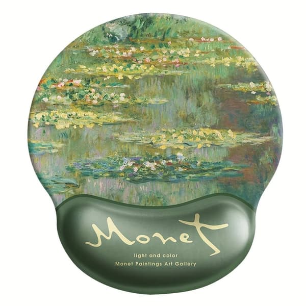 Musmatta, Monet Oljemålning Design, Ergonomiskt Stöd,Musmatta