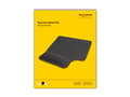Pikkukuva 5 / 5: DeLOCK Ergonomic Mouse Pad with Gel Wrist Rest left-hander black, Black, Monochromatic, Rubber, Wrist rest, Non-slip base