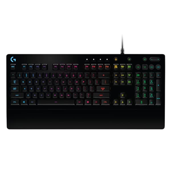 Gaming-tastatur Logitech G213 USB 2.0 RGB Sort Sort