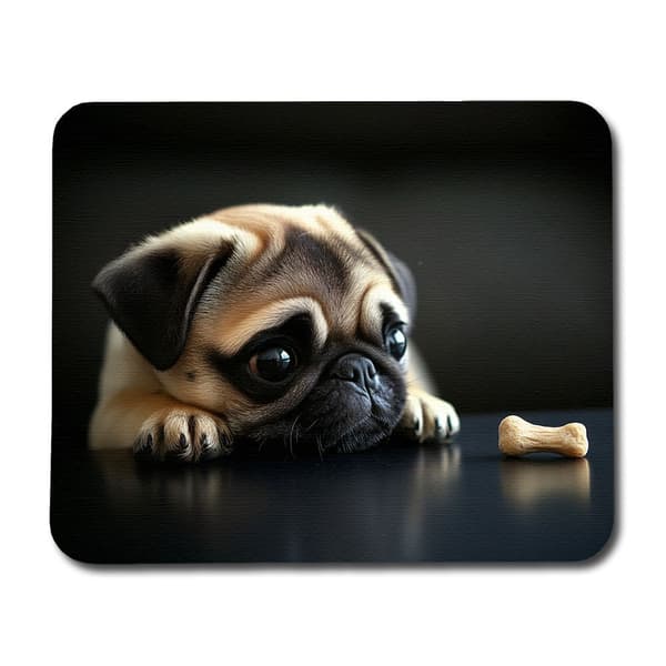 Hund Mops Musmatta