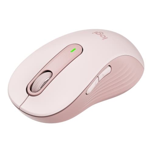 Logitech Signature M650 L - mus - stor storlek - 2.4 GHz, Bluetooth - rosa Rosa