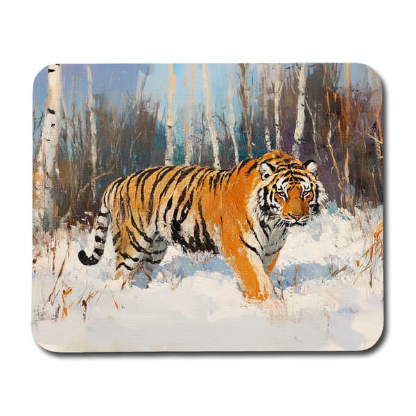 Dyr Tiger Oliemaleri Musemåtte