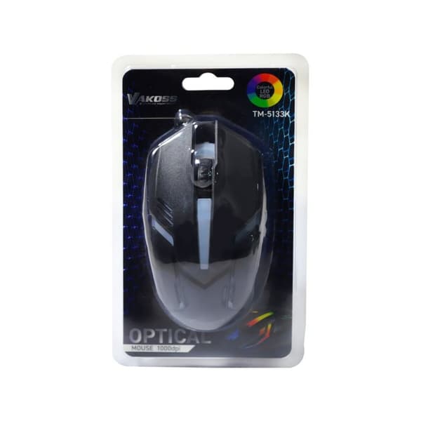 Gaming-mus Vakoss TM-5133K Sort