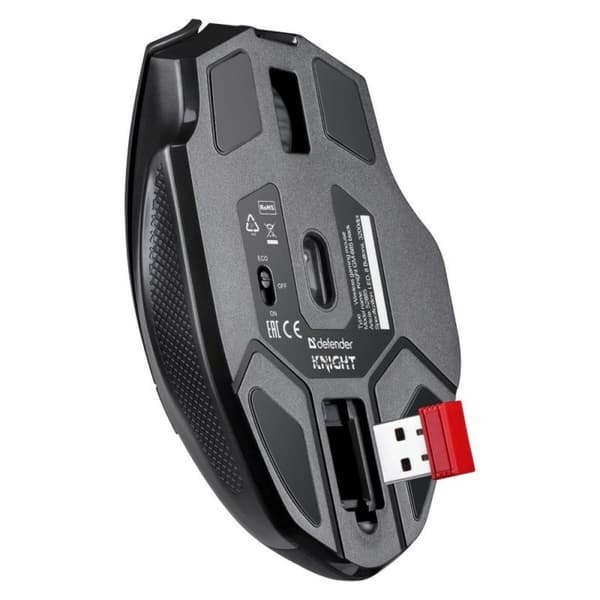 Gaming-mus Defender GM-885 KNIGHT Sort 3200 DPI