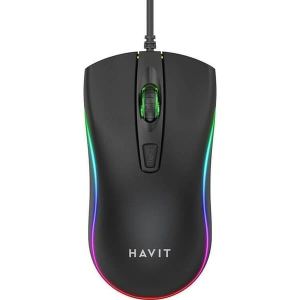 Gaming Mus Havit MS72 Svart Tryck 1200 DPI