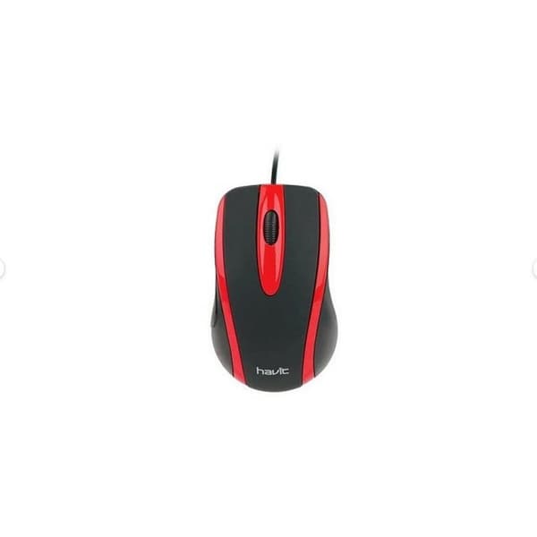 Gaming Mus Havit HV-MS753 Svart Röd Tryck