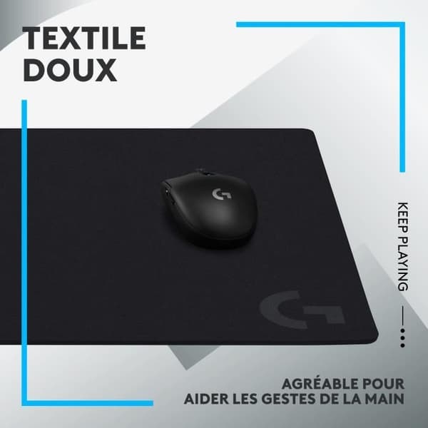 Logitech G640 stor tygmusmatta Halkfri spelmusmatta
