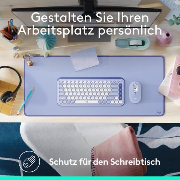 Tangentbordsmatta LOGITECH Desk Mat Studio Series Lila