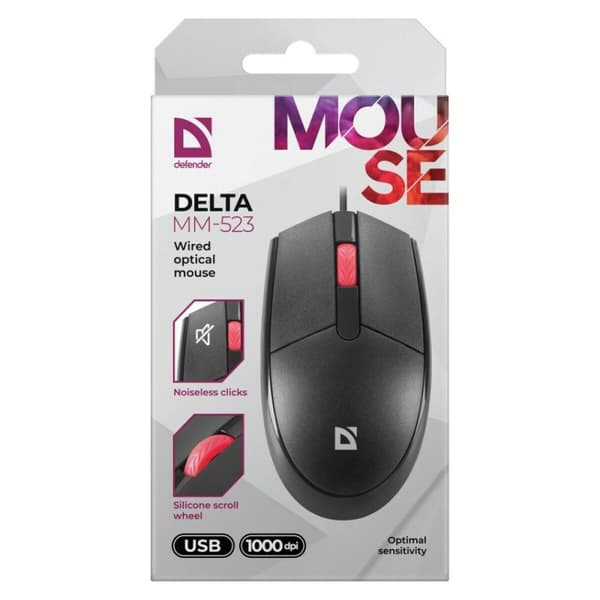 Gaming-mus Defender DELTA MM-523 Sort