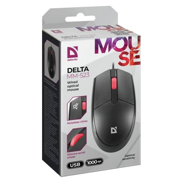 Gaming-mus Defender DELTA MM-523 Sort