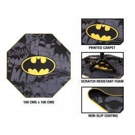 Golvmatta gamer - SUBSONIC - SA5590-B1 - Batman - 100x100 cm - Halkskydd, Tvättbar