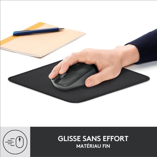 Musmatta - Logitech - Studio Series - Easy Glide - Svart