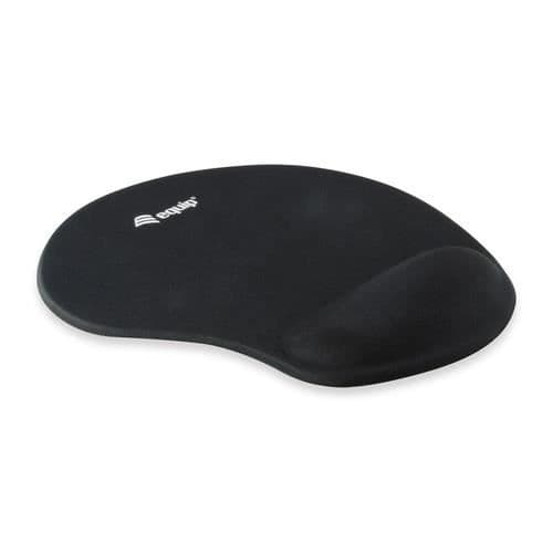 Svart musmatta - EQUIP 245014 - Handledsstöd - Halkfri bas