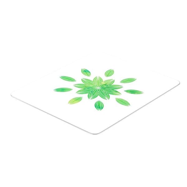 Bonamaison - 1 -, digitaltryckt rektangel musmatta, halkfri botten, för kontor och hem, storlek: 22x8cm