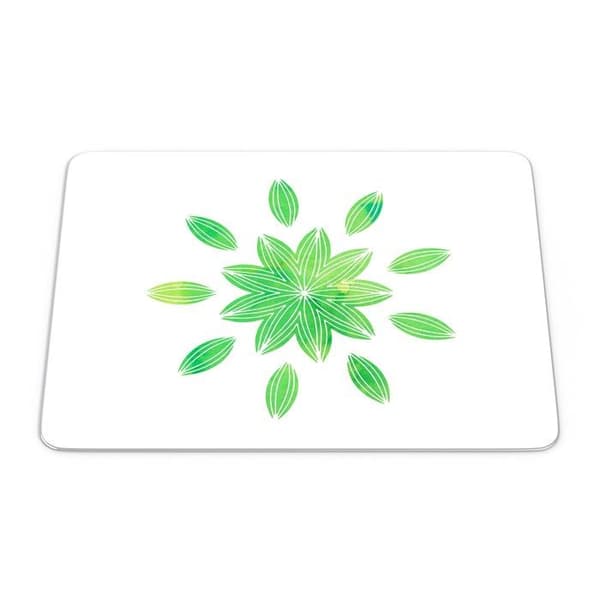Bonamaison - 1 -, digitaltryckt rektangel musmatta, halkfri botten, för kontor och hem, storlek: 22x8cm